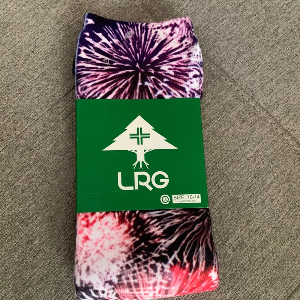 NWT LRG men’s socks. Size 10-14